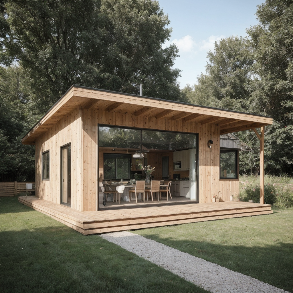 casa prefabricada barata de madera precio bajo