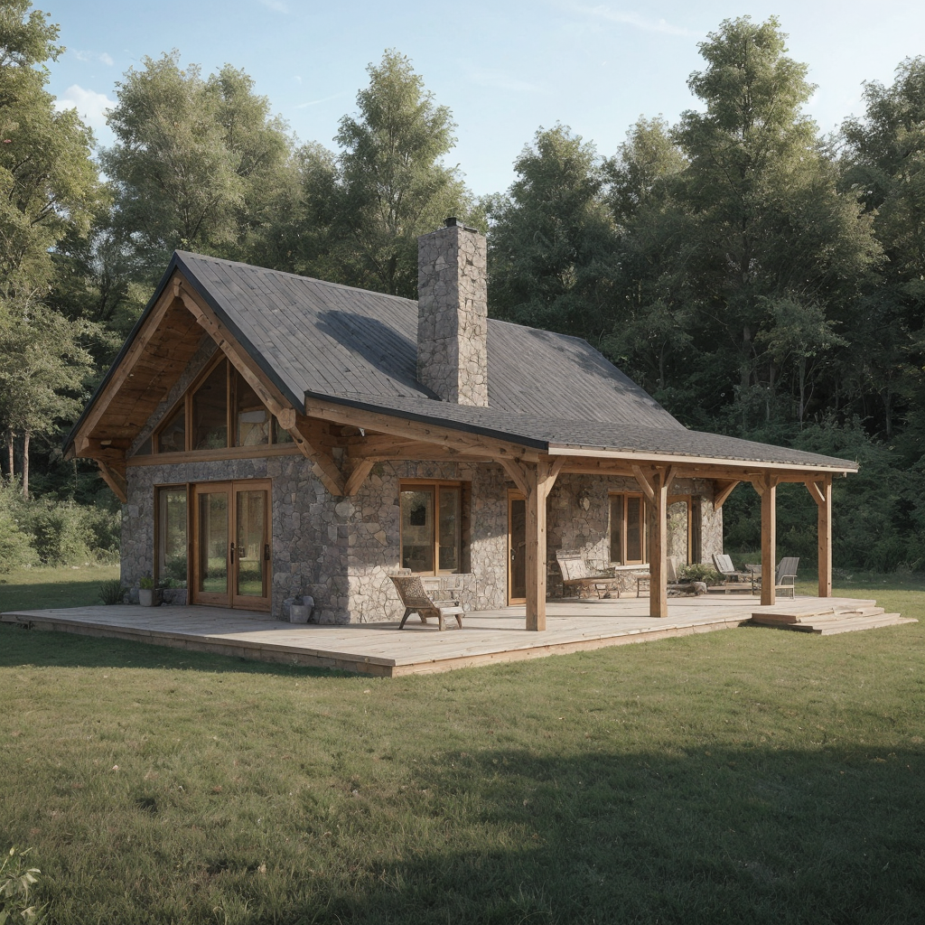 Casa prefabricada barata rustica precio medio